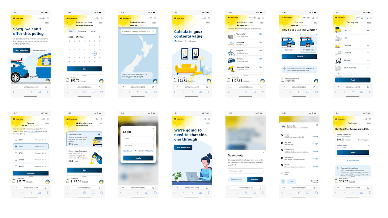 Onboarding journey visualisation