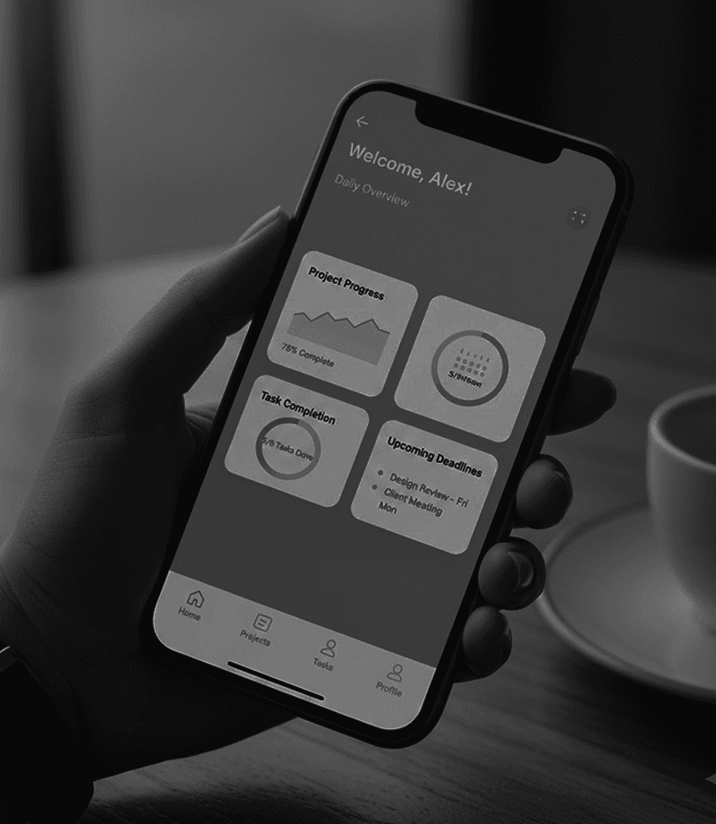 Mobile prototype example
